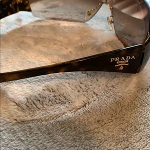 Oversized Prada sunglasses